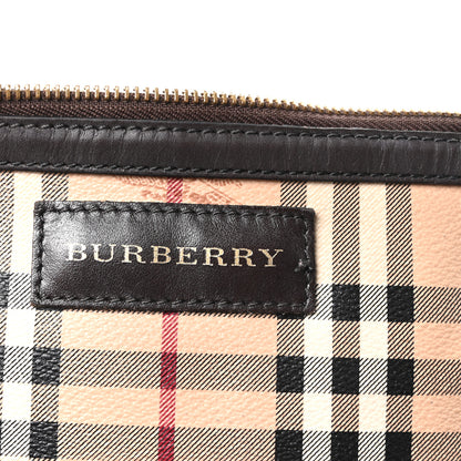 Burberry Haymarket Check Small Canterbury Tote Chocolate 8 of 15