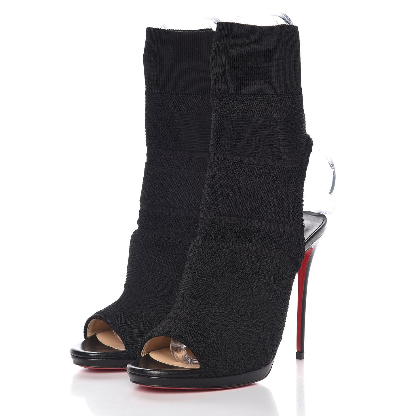 Maille Tricot Nappa Cheminene 120 Sock Ankle Boots 37 Black