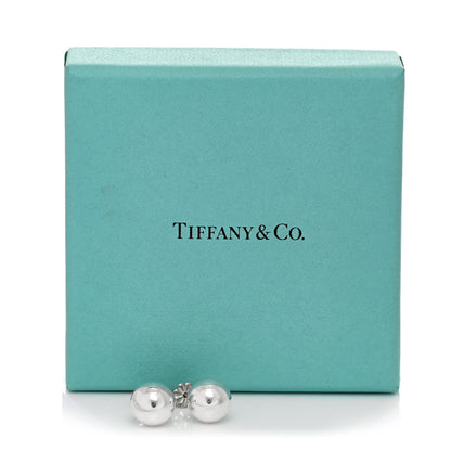 Tiffany Sterling Silver 10mm HardWear Ball Earrings 5 of 5