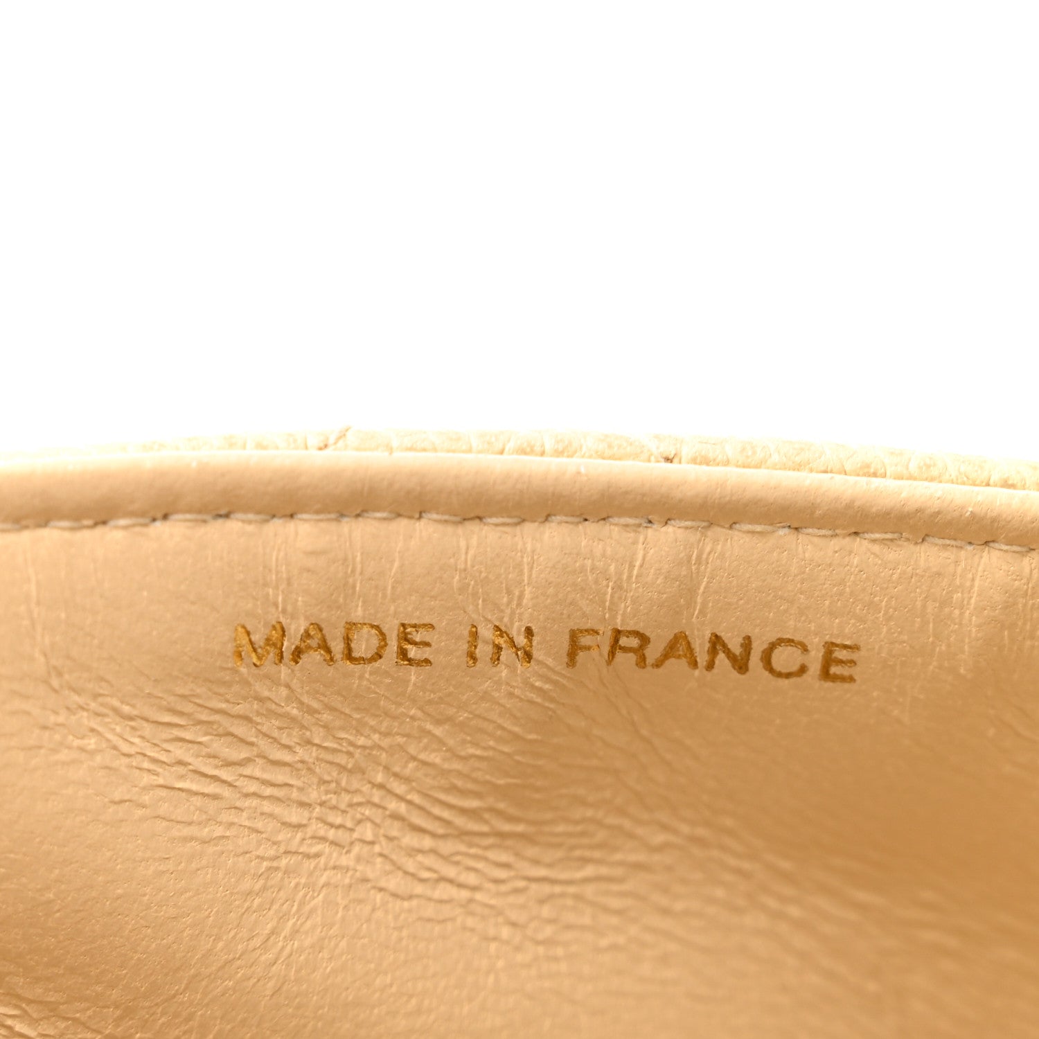 Chanel Caviar Quilted Medium Single Flap Light Beige 7 of 14