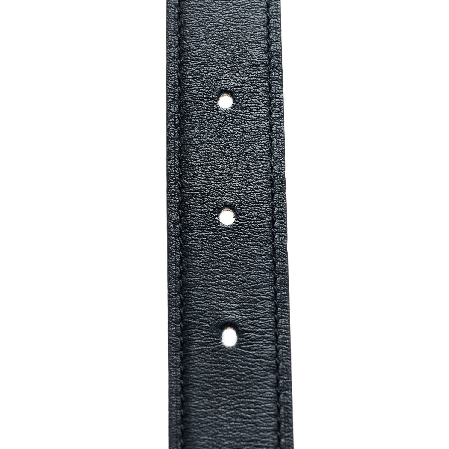 Hermes Swift Epsom 24mm Belt Strap 85 34 Black Gold 5 of 5
