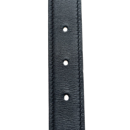 Hermes Swift Epsom 24mm Belt Strap 85 34 Black Gold 5 of 5