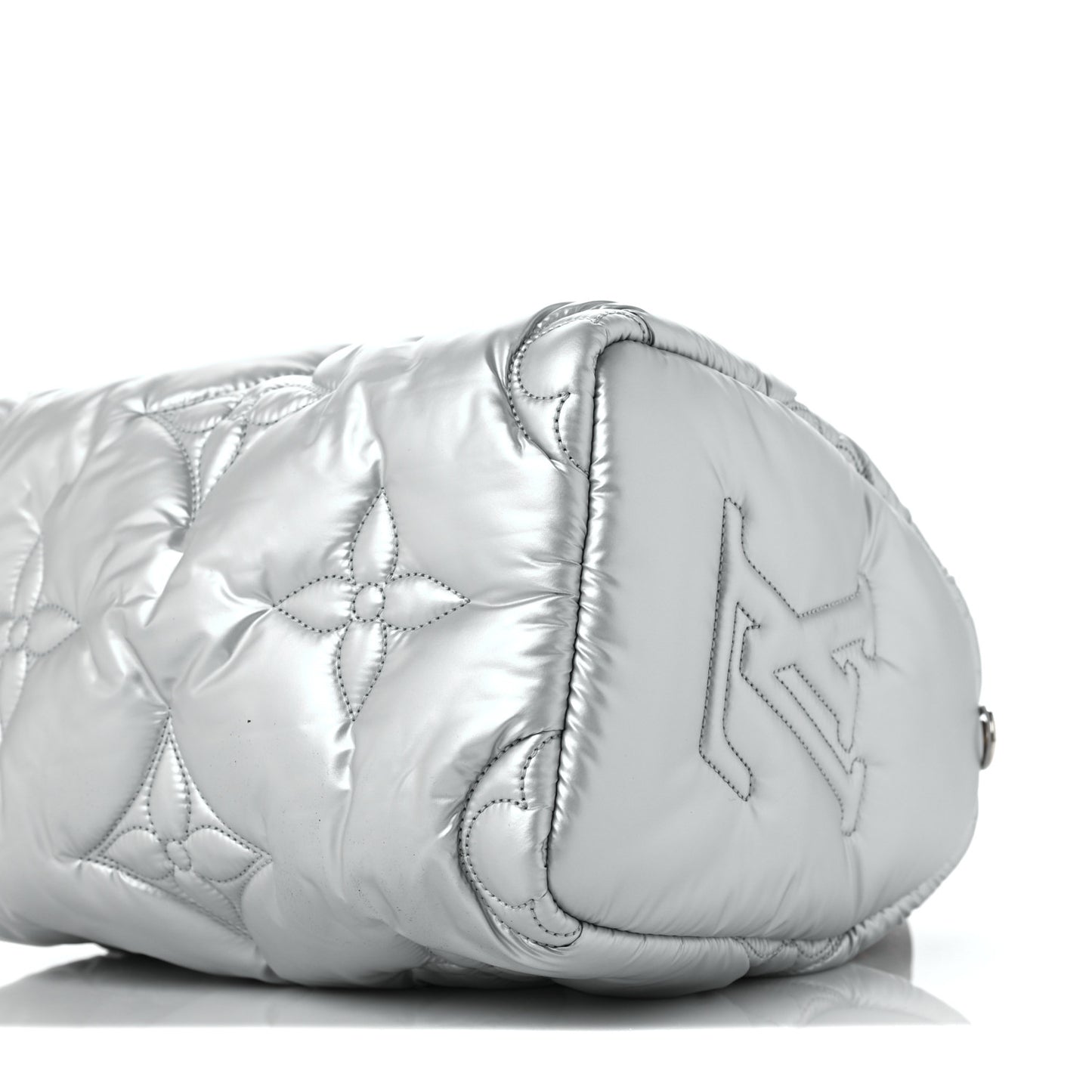 Econyl Mini Monogram Pillow Speedy Bandouliere 25 Silver