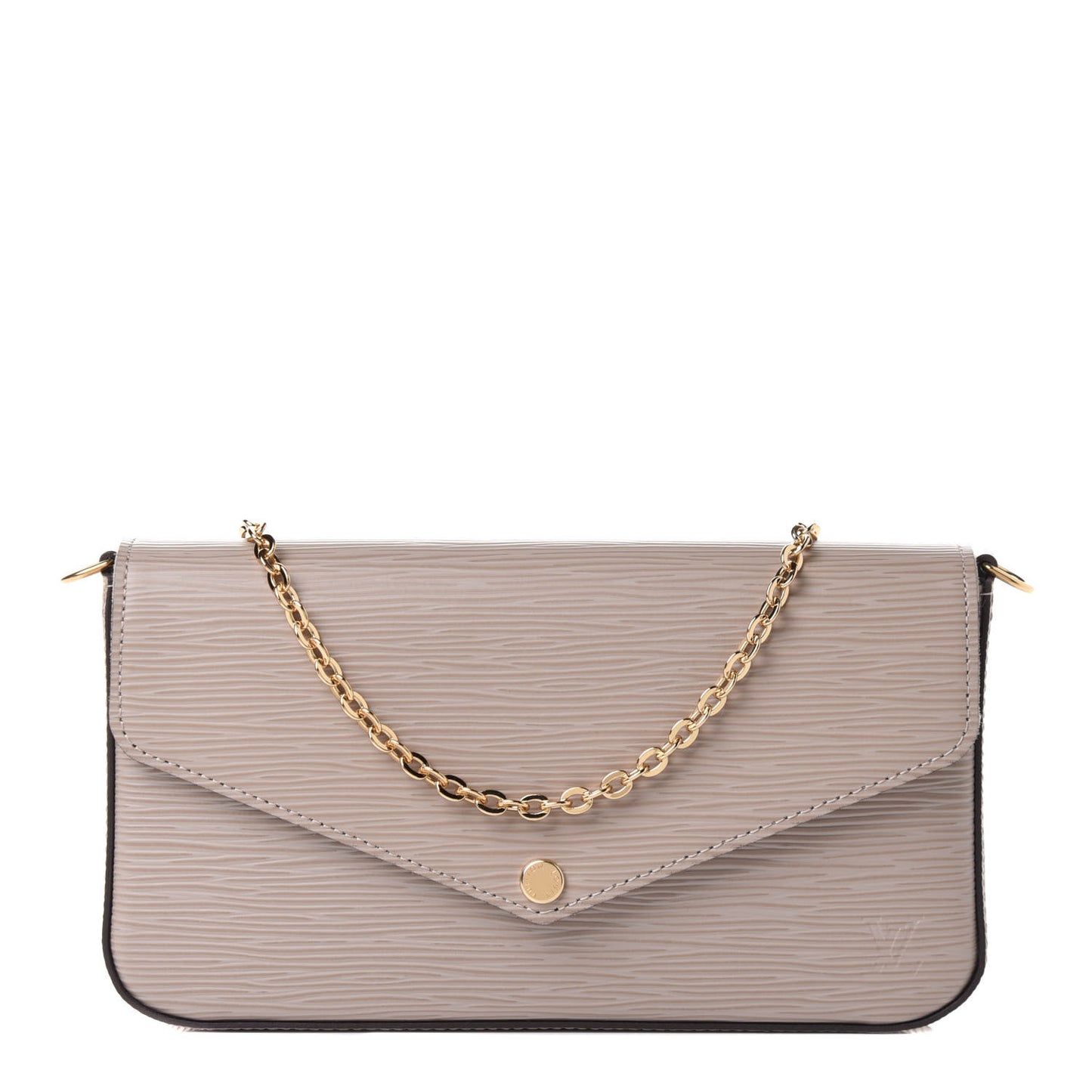 Epi Felicie Pochette Chain Wallet Galet