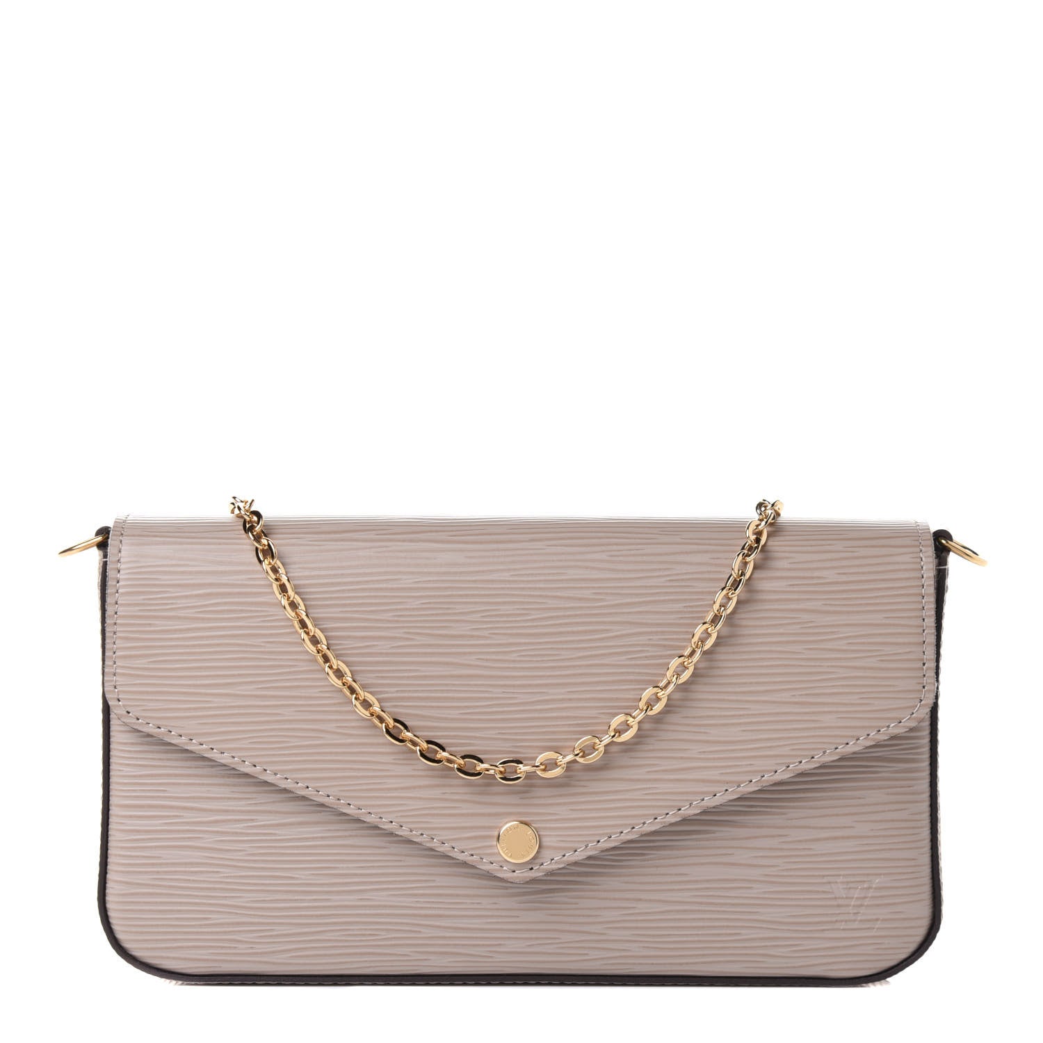 Louis Vuitton Epi Felicie Pochette Chain Wallet Galet 1 of 13