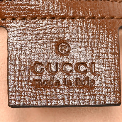 Gucci GG Supreme Monogram Azalea Calfskin Web Medium Jackie 1961 Hobo Beige Ebony Brown Sugar 6 of 11