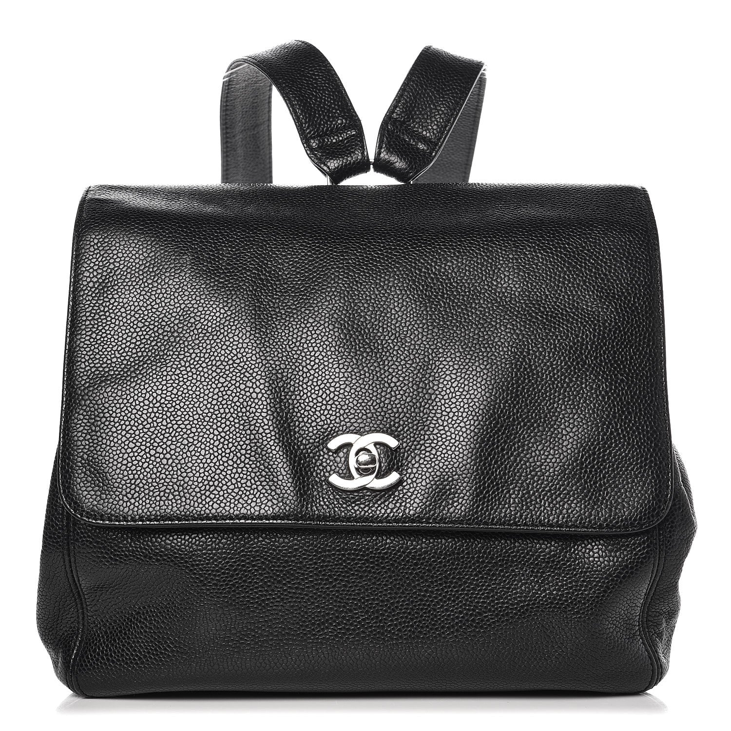 Chanel Caviar CC Backpack Black 1 of 7