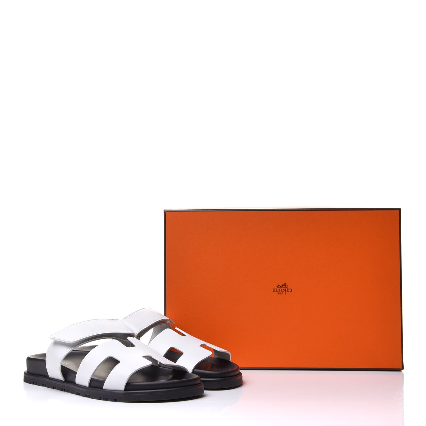 Calfskin Womens Chypre Sandals 38 White