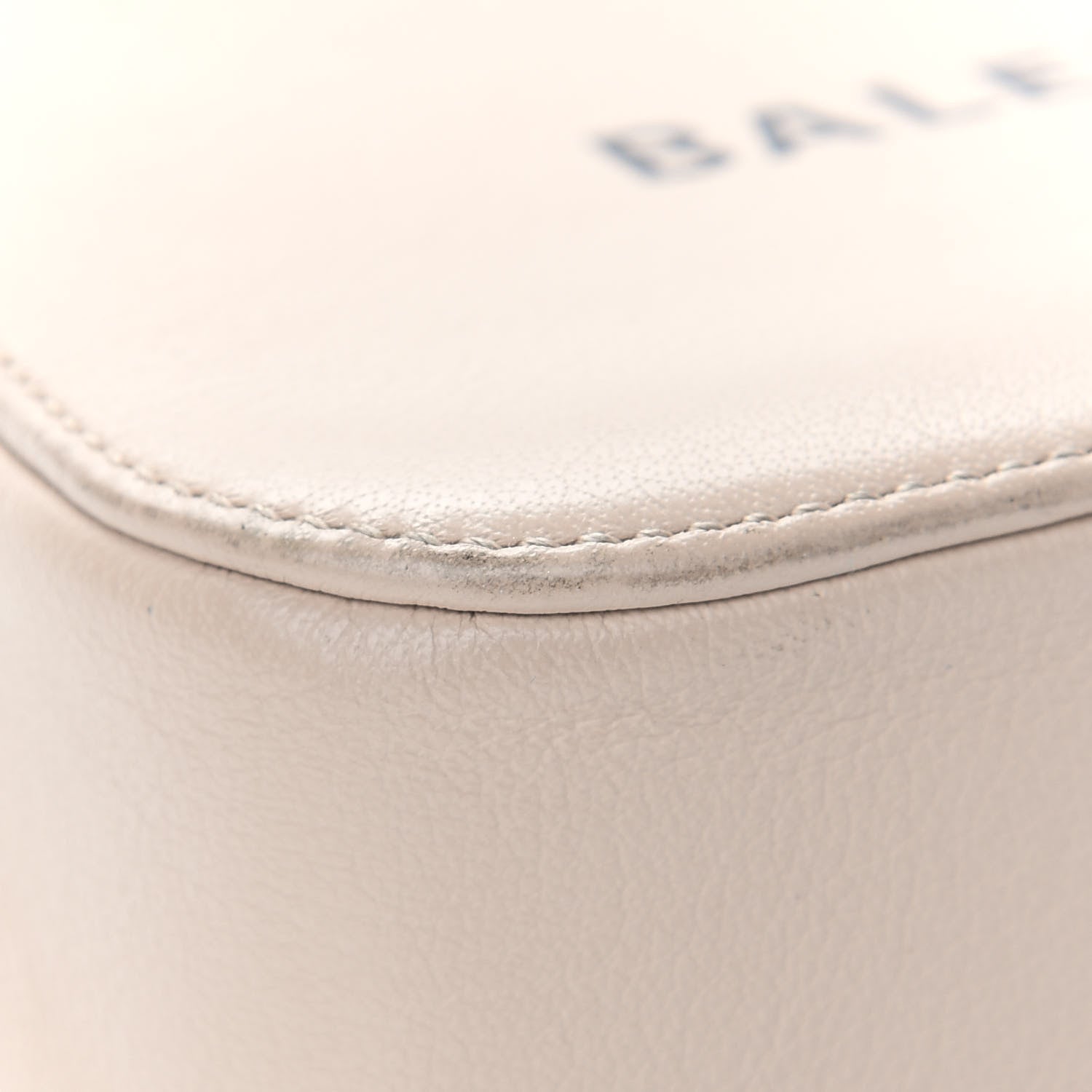 Balenciaga Calfskin Logo XS Everyday Camera Bag Light Beige Black 13 of 13