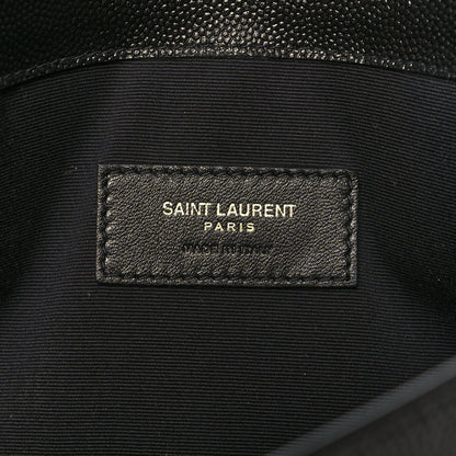 Saint Laurent Grain De Poudre Uptown Pouch Black 6 of 10