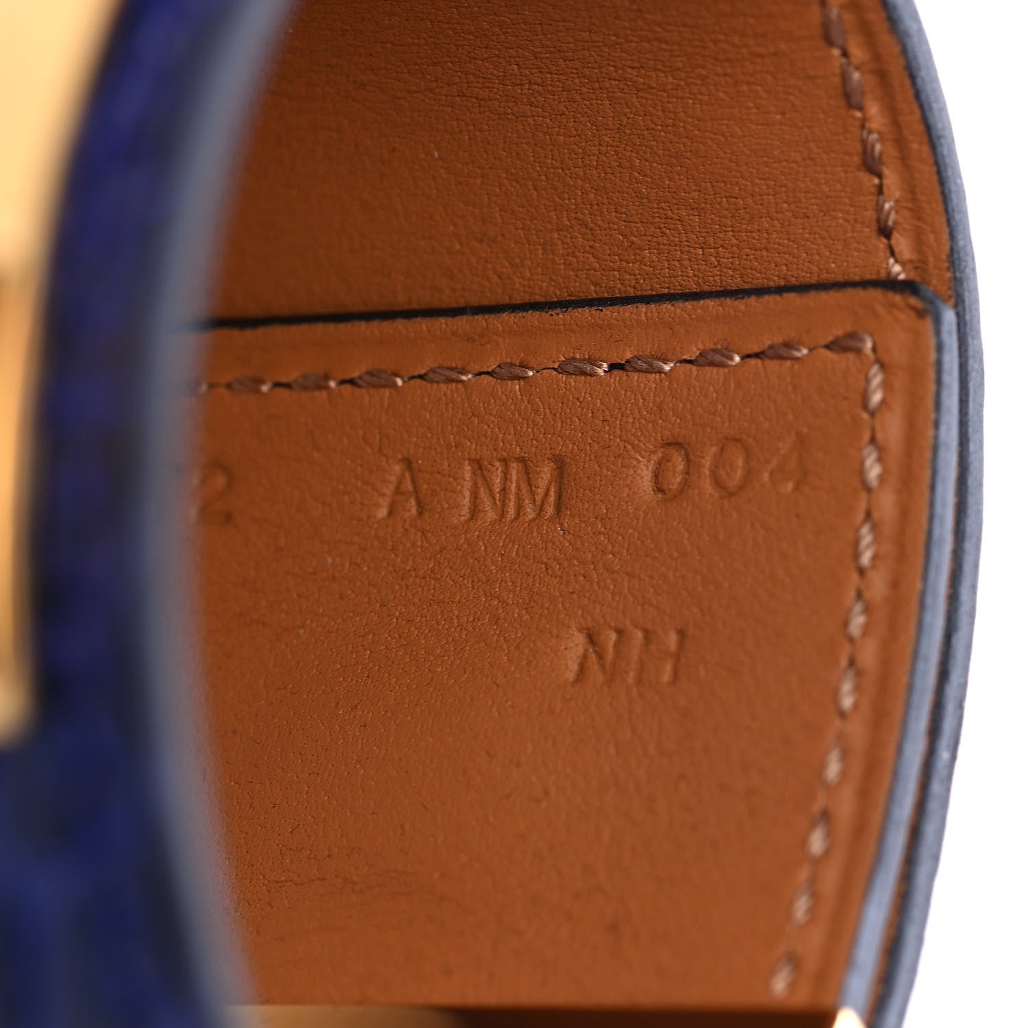 Hermes Shiny Alligator Collier De Chien CDC Bracelet T2 Bleu Electrique 4 of 4