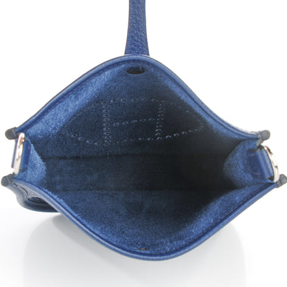 Hermes Taurillon Clemence Amazone Evelyne TPM Bleu Saphir Paradis 7 of 11