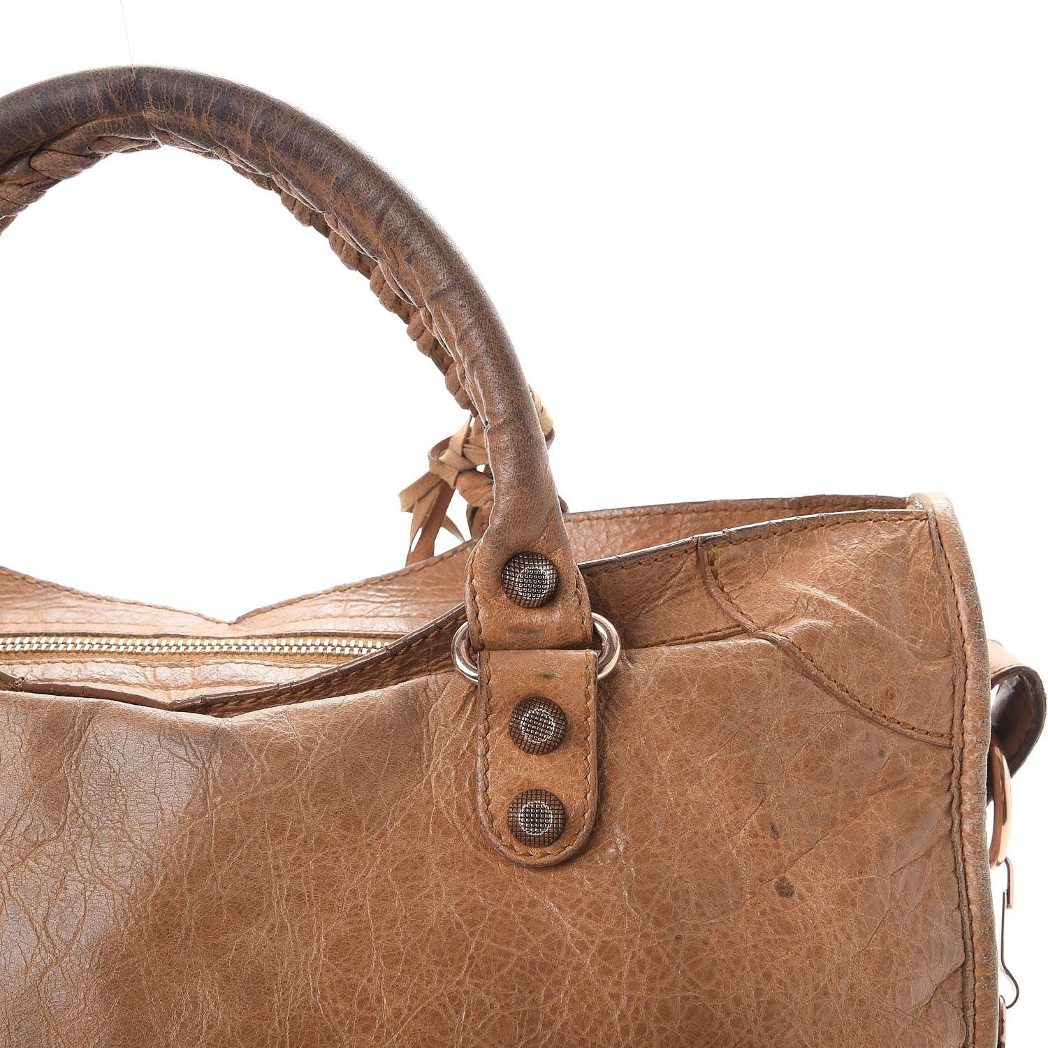 Balenciaga Agneau Giant 12 Rose Gold Hardware City Cumin Brown 8 of 11