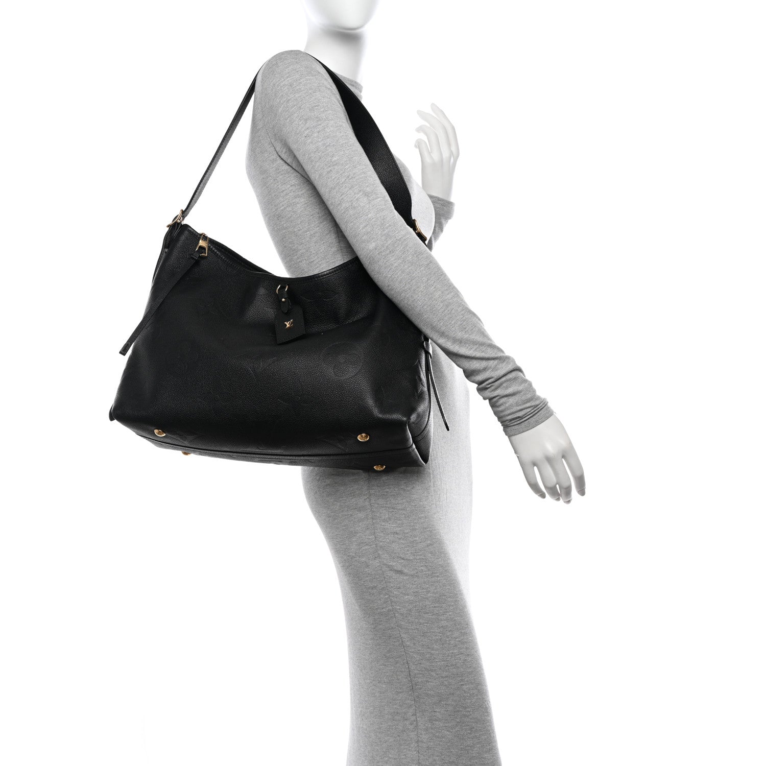 Louis Vuitton Empreinte Monogram Giant Carryall MM Black 2 of 11