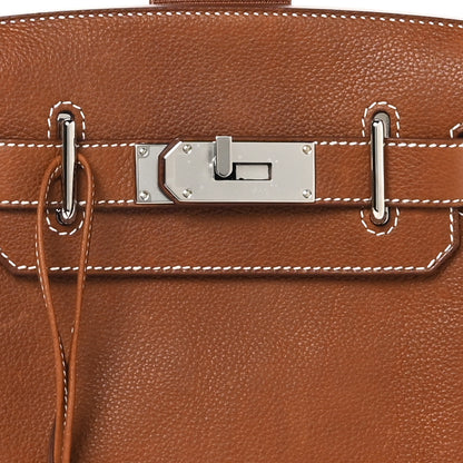 Hermes Natural Barenia Faubourg Hac A Dos PM Backpack Fauve 7 of 10