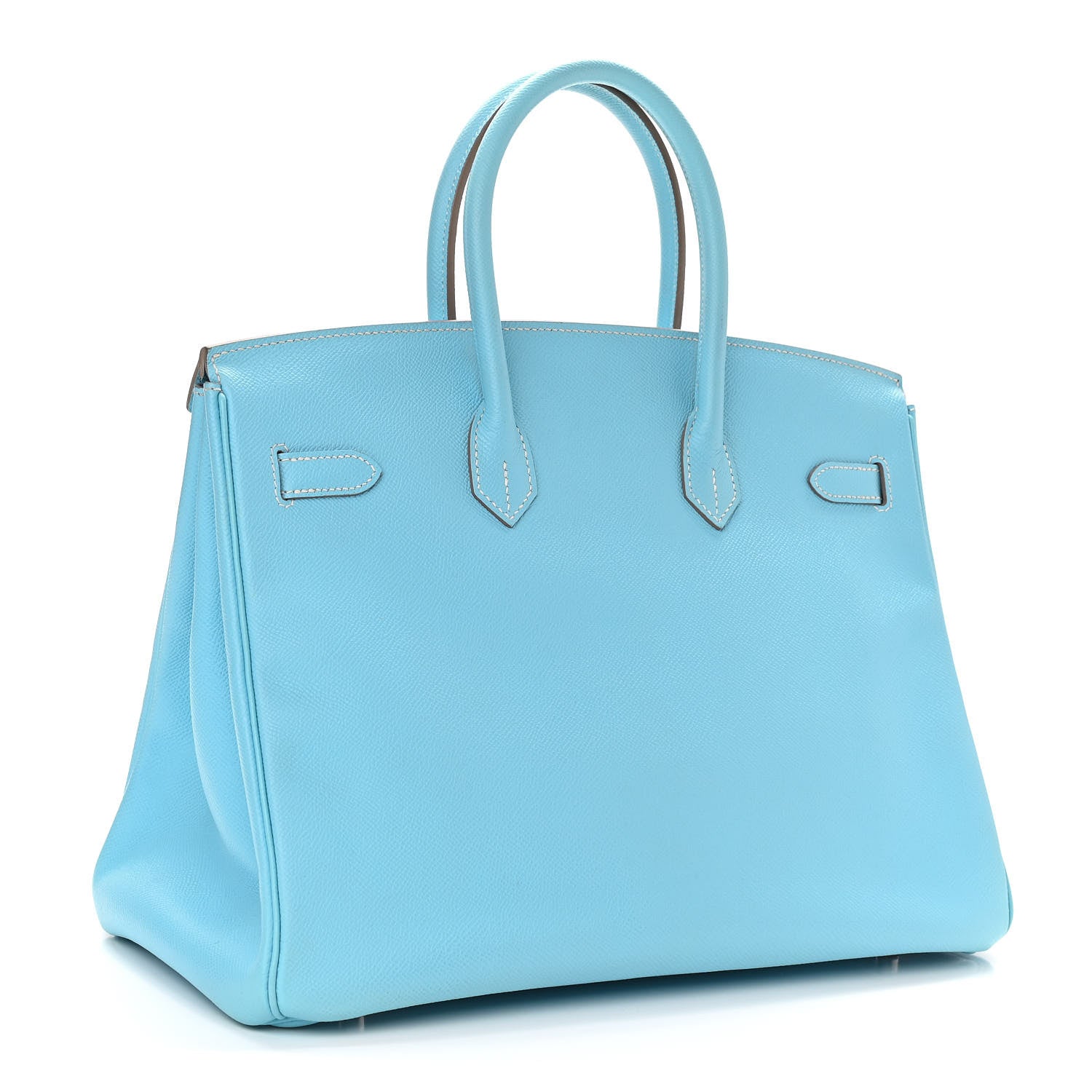 Hermes Epsom Candy Birkin 35 Celeste Mykonos 3 of 11