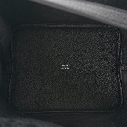 Hermes Taurillon Clemence Picotin Lock 22 MM Black 8 of 21