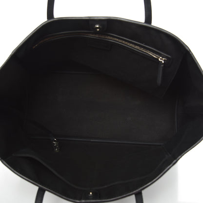 Christian Dior Coated Canvas Cannage Large Panarea Tote Black 5 of 9