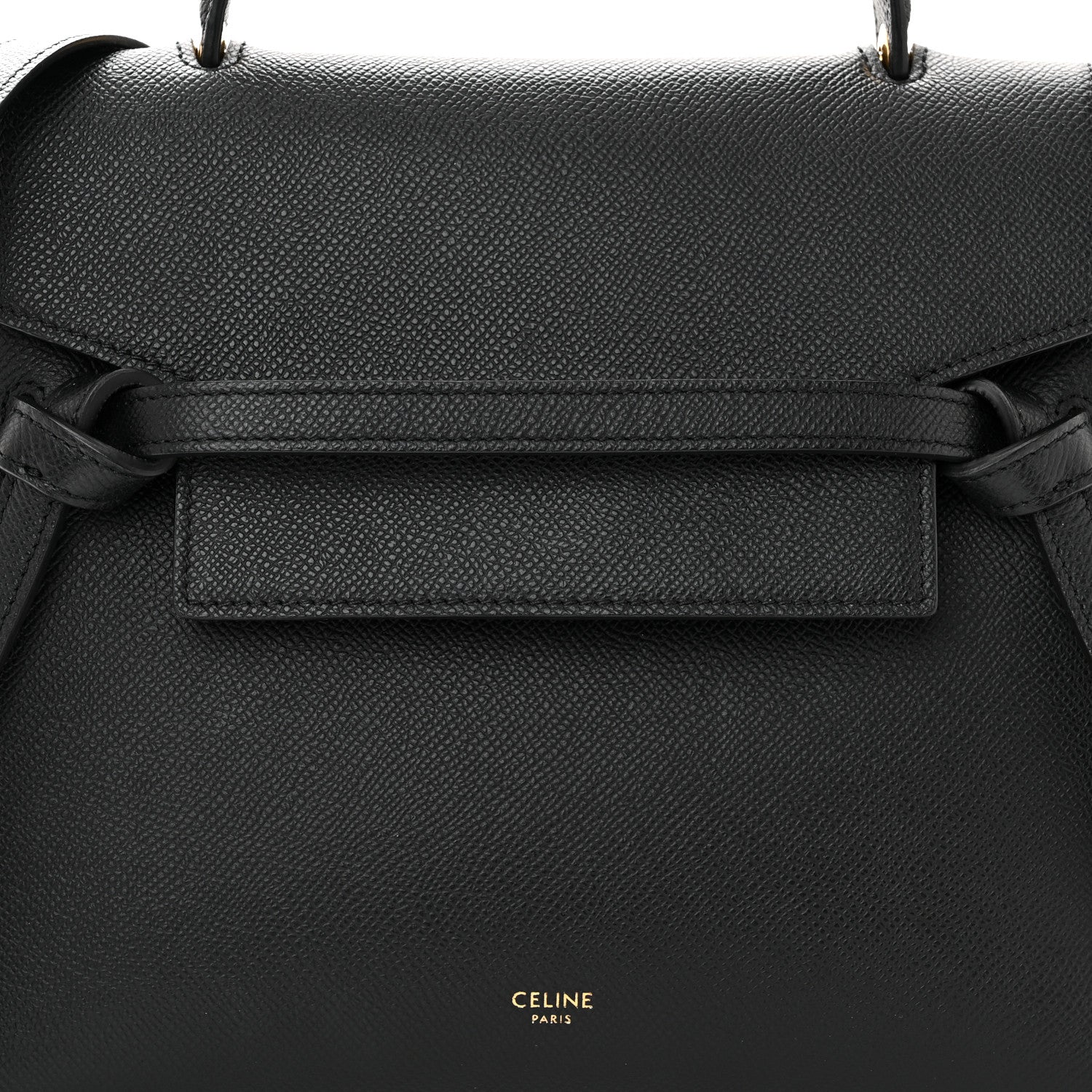 Celine Grained Calfskin Micro Belt Bag Black 7 of 9