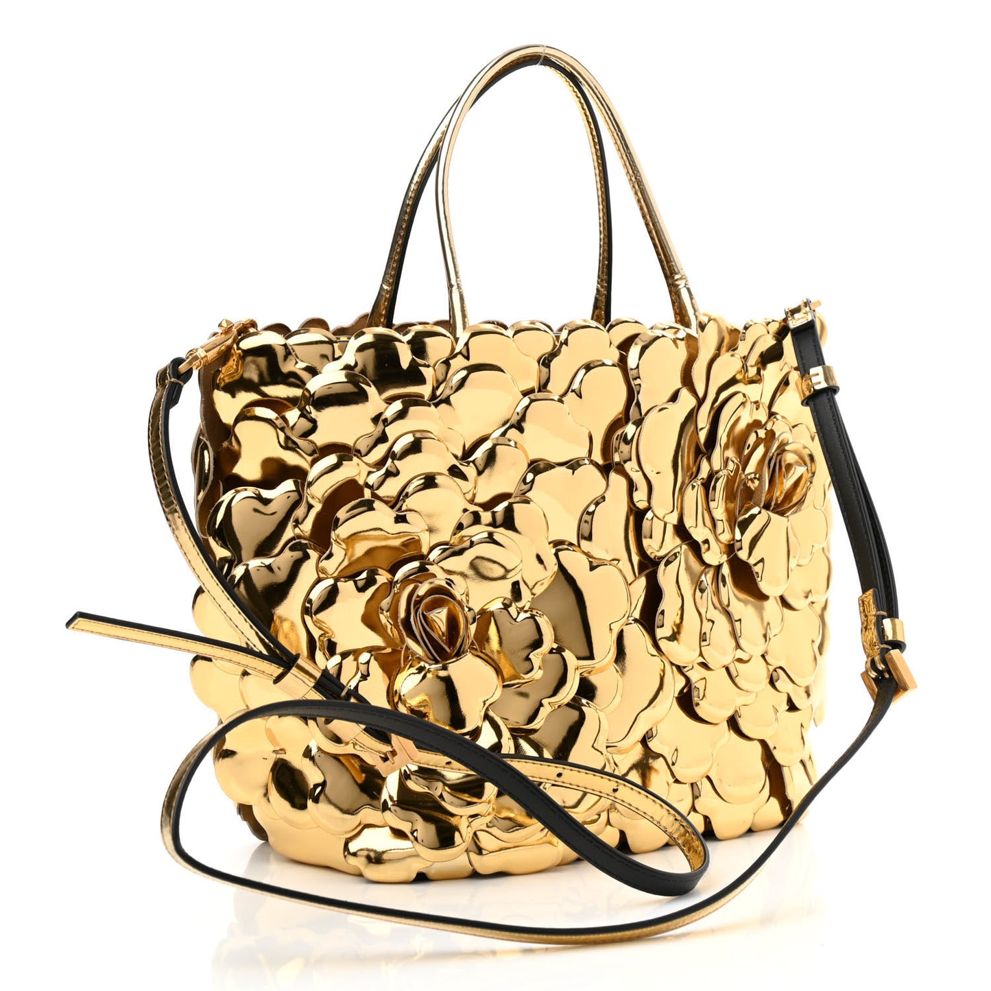 Metallic Nappa Atelier 03 Rose Edition Tote Antique Brass