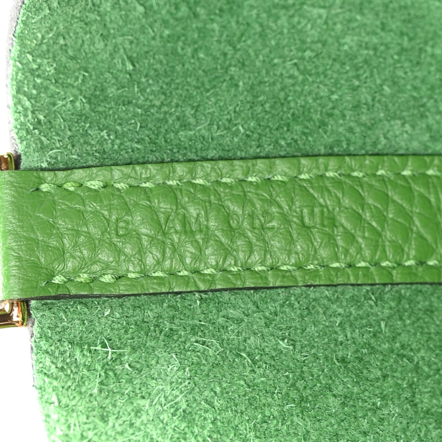 Hermes Taurillon Clemence Picotin Lock 22 MM Vert Yucca 7 of 12