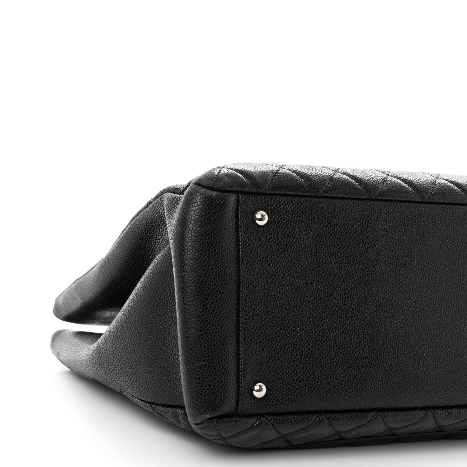Chanel Caviar Quilted XL Grand Shopping Tote GST Black 8 of 10