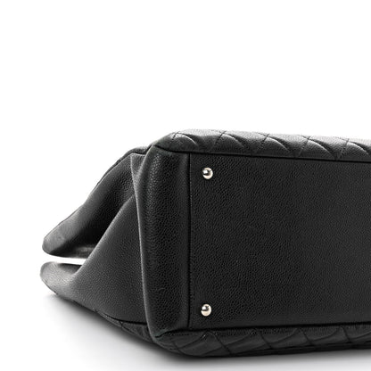 Chanel Caviar Quilted XL Grand Shopping Tote GST Black 8 of 10
