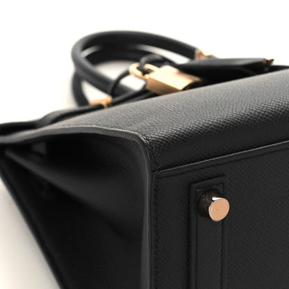 Hermes Epsom Birkin Sellier 25 Black 9 of 13