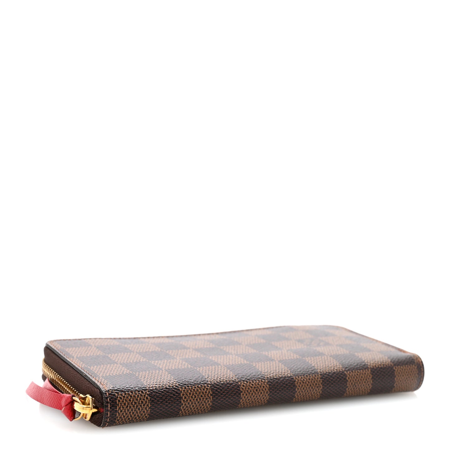 Damier Ebene Clemence Wallet Cherry
