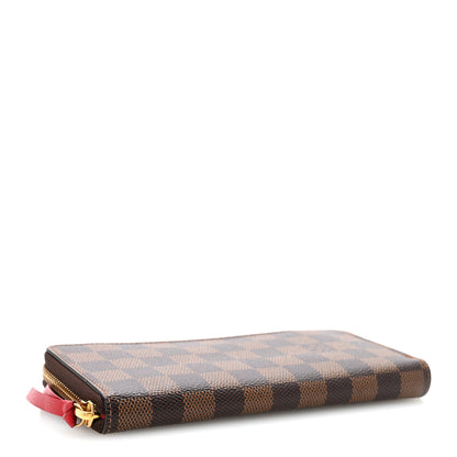 Louis Vuitton Damier Ebene Clemence Wallet Cherry 4 of 10