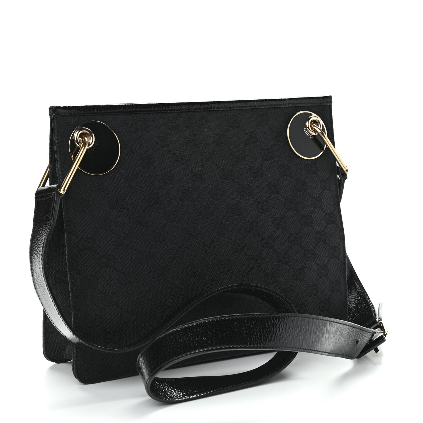 Monogram Eclipse Messenger Bag Black