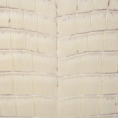 Hermes Matte Niloticus Crocodile Himalaya Birkin 30 Blanc 46 of 49