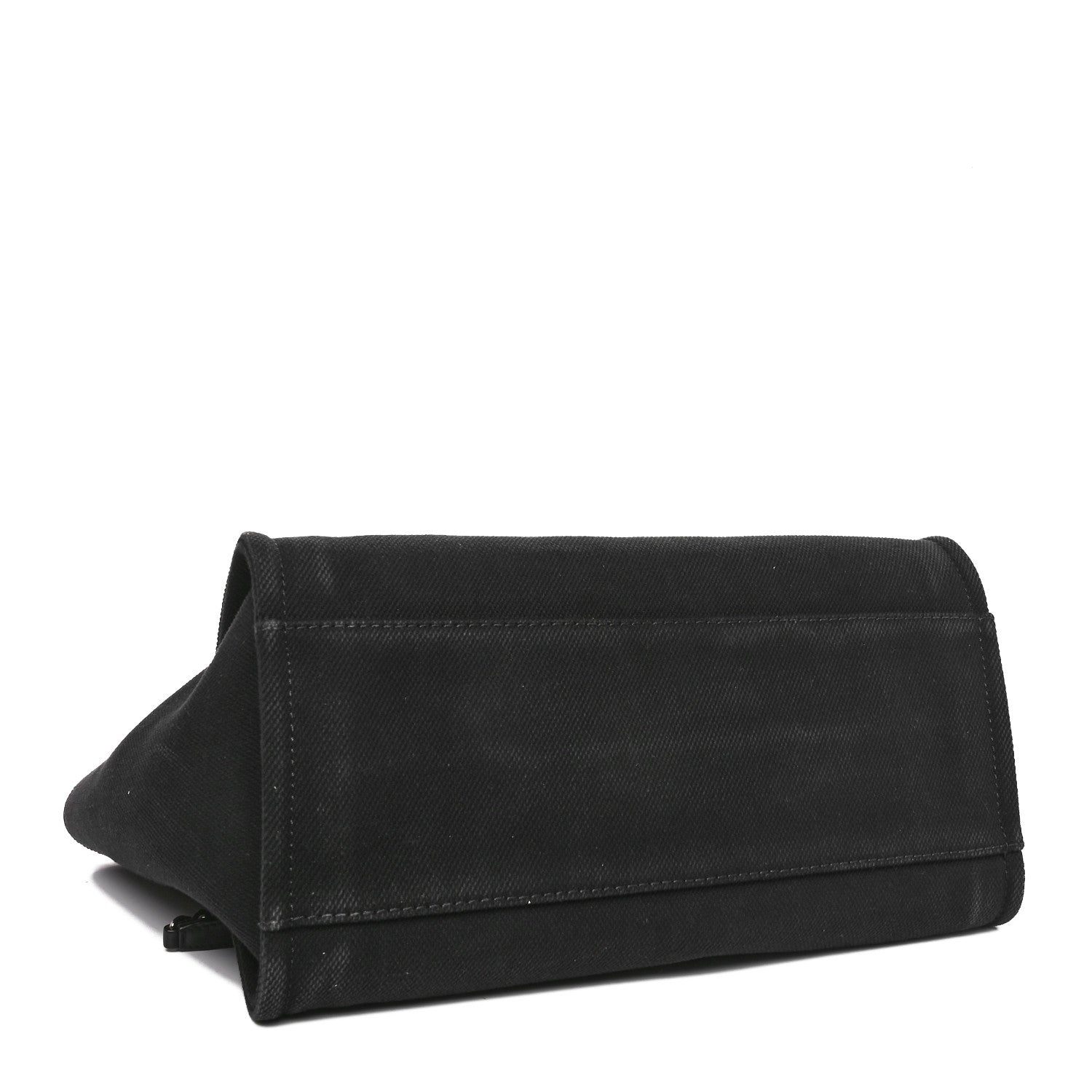 Chanel Canvas Pearl Medium Deauville Tote Black 4 of 12