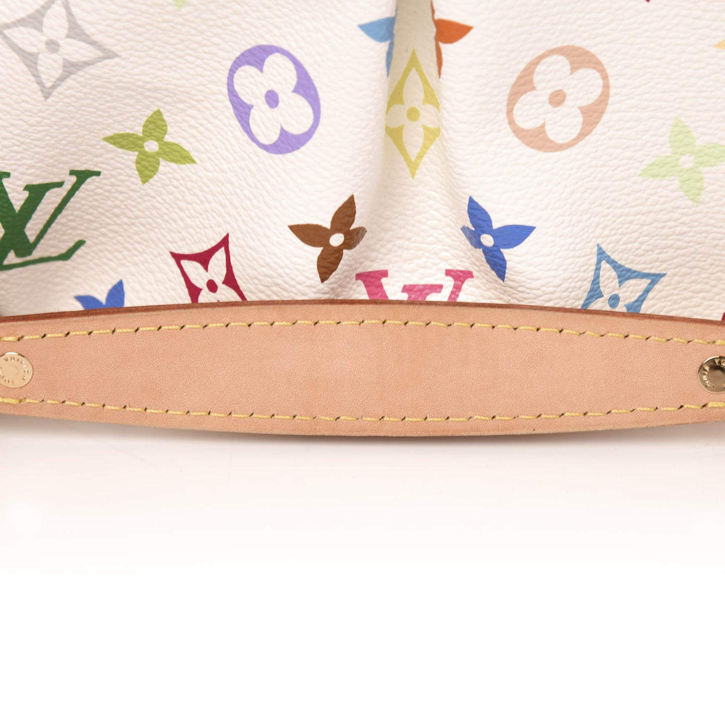 Monogram Multicolor Judy MM White