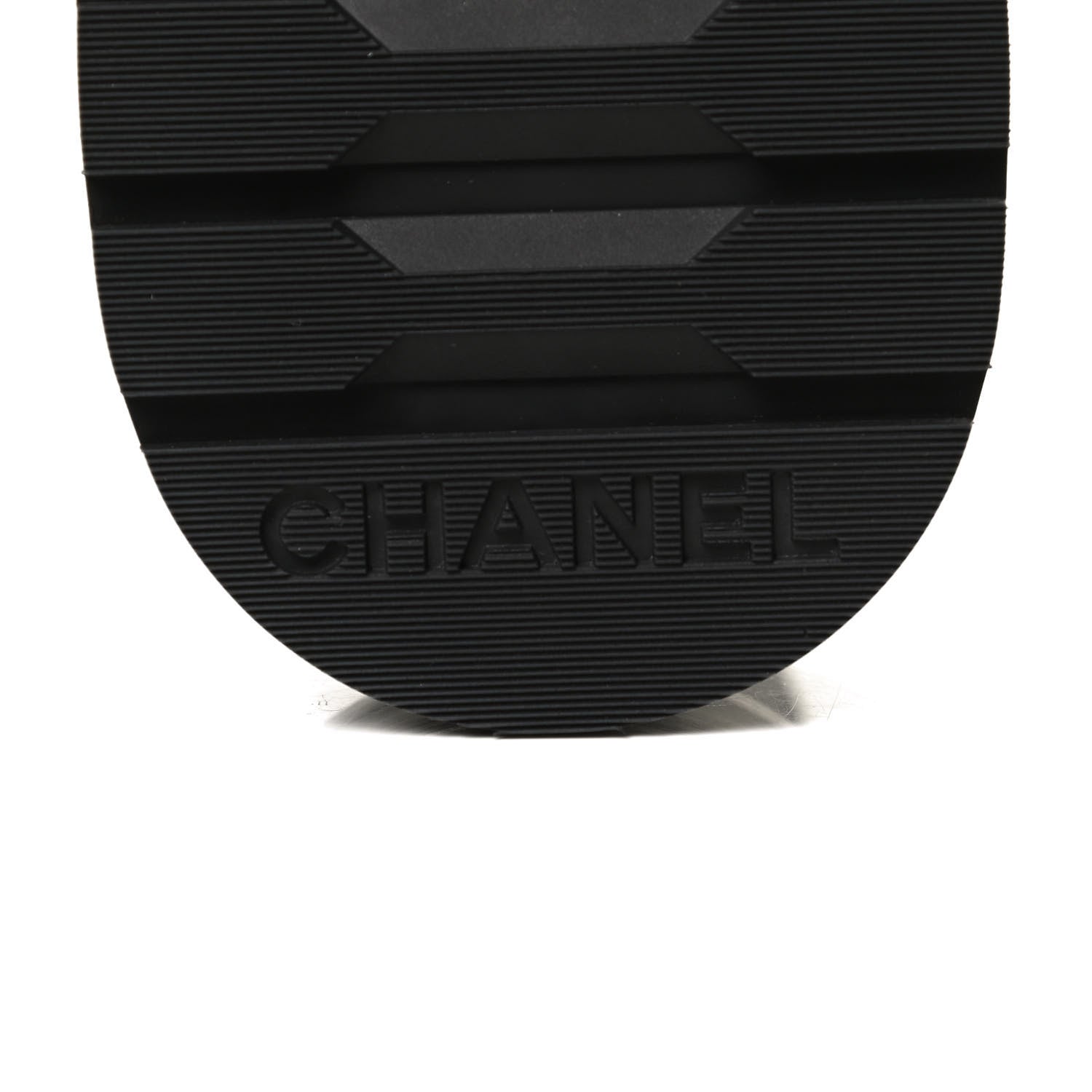 Chanel Shiny Lambskin Quilted Lace Up Combat Boots 37 Black 8 of 12
