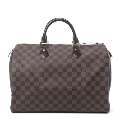 Louis Vuitton Damier Ebene Speedy 35 1 of 12