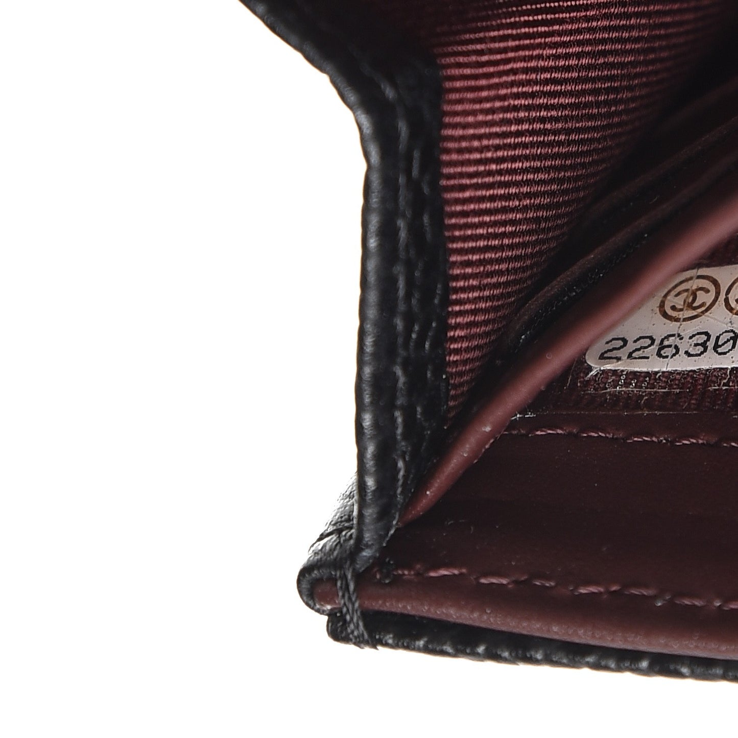 Caviar Quilted Large Flap Wallet Black