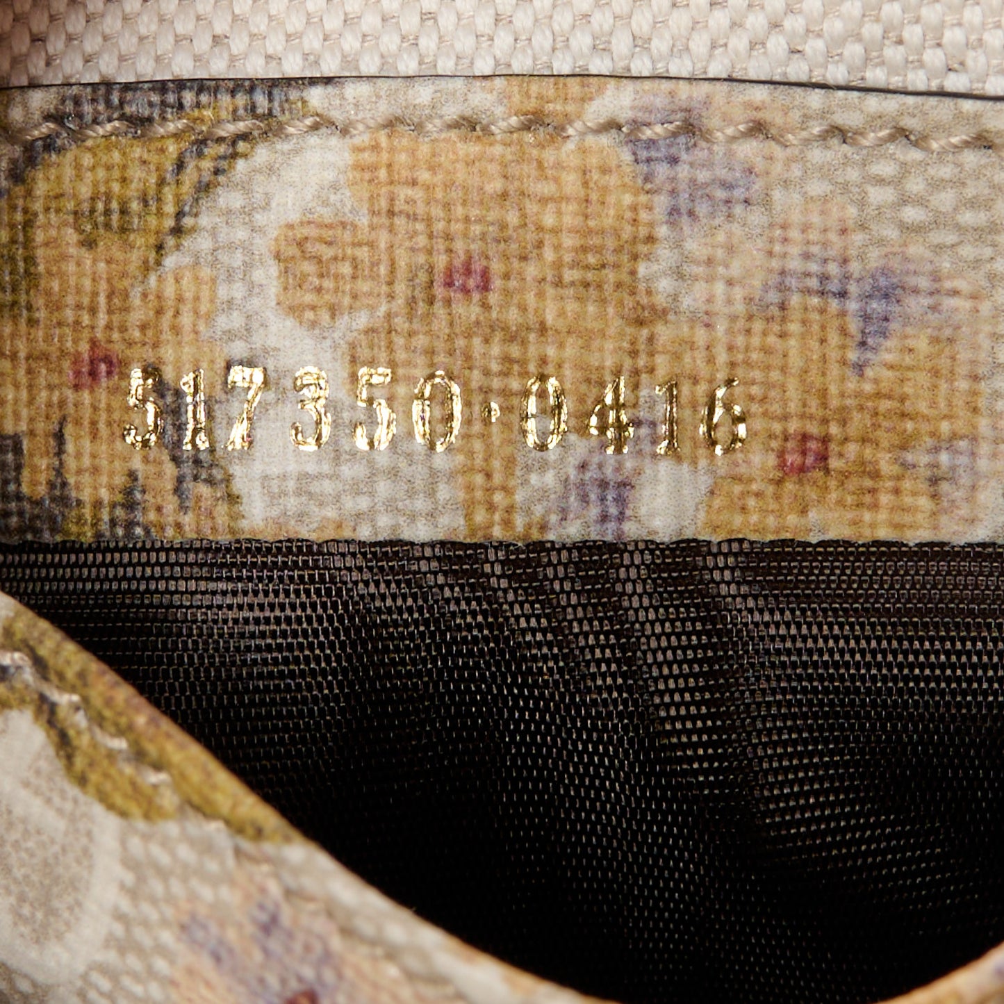GG Supreme Monogram Water Flora Web Mini Ophidia Shoulder Bag Beige White Multicolor