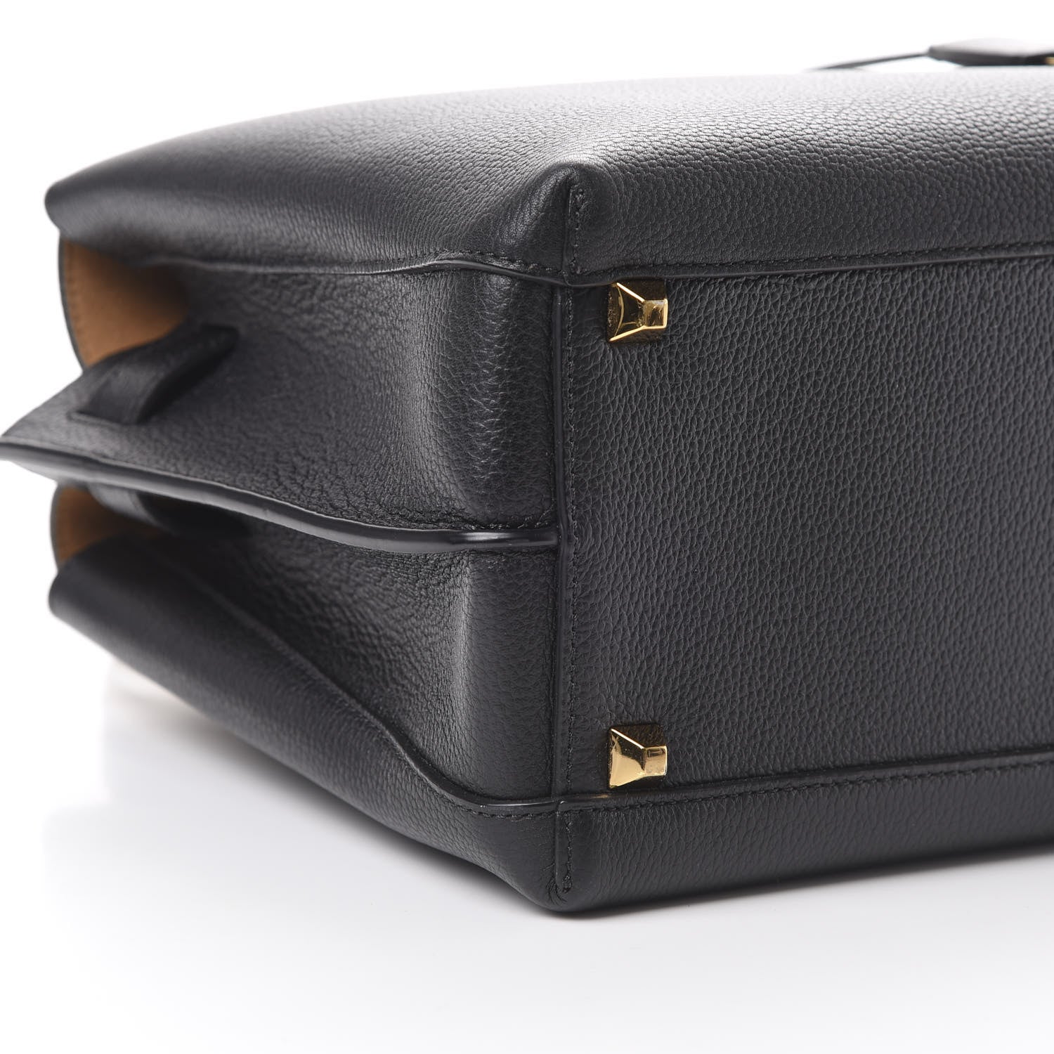 MCM Grained Calfskin Medium Milla Tote Black 9 of 11