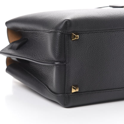 MCM Grained Calfskin Medium Milla Tote Black 9 of 11