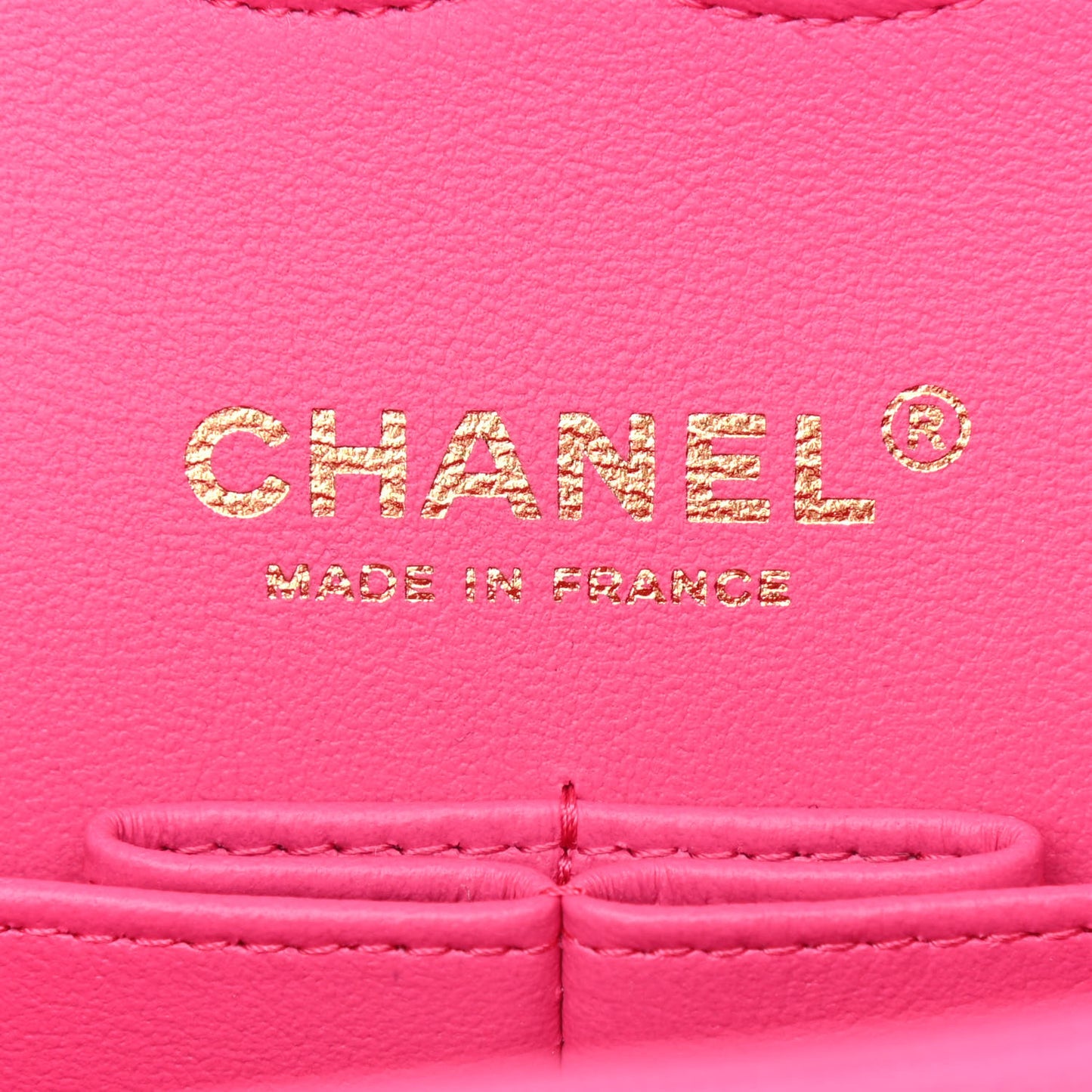 Caviar Quilted Medium Double Flap Dark Pink
