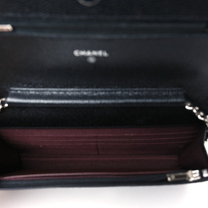 Chanel Caviar Quilted Wallet on Chain WOC Black 6 of 11