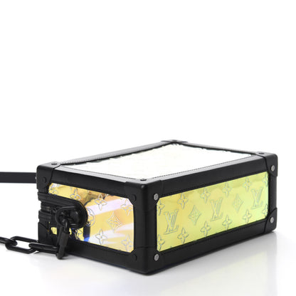 Louis Vuitton Calfskin PVC Monogram Solar Ray Soft Trunk Iridescent Prism Black 4 of 9