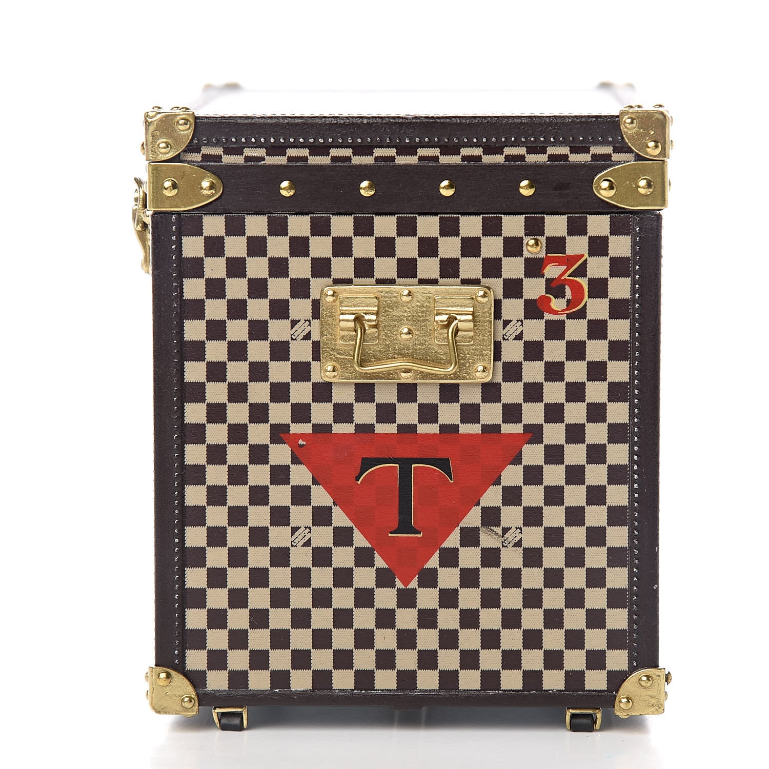 Louis Vuitton Damier 1895 Ladies Hat Trunk Mini Malle Chapeaux Jewelry Box 3 of 9