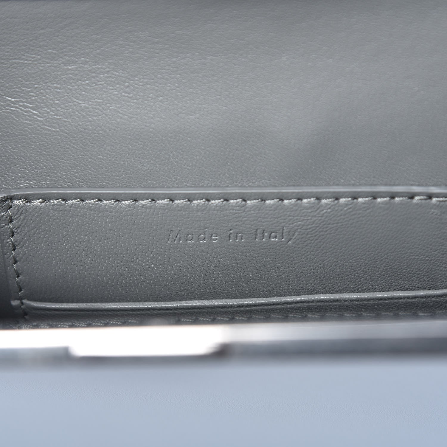 Celine Smooth Calfskin Mini Clasp Bag Frost 9 of 10