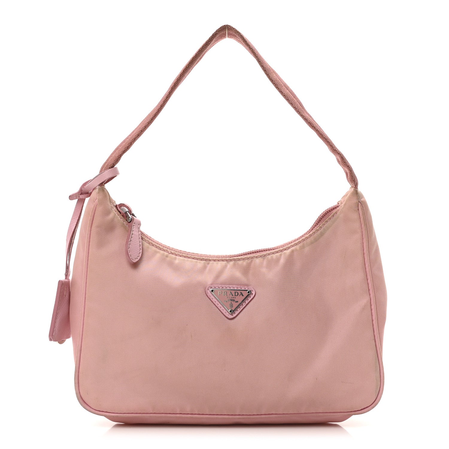Prada Tessuto Nylon Saffiano Mini Re-Edition 2000 Bag Rosa 1 of 10