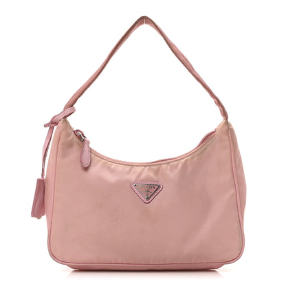 Prada Tessuto Nylon Saffiano Mini Re-Edition 2000 Bag Rosa 1 of 10
