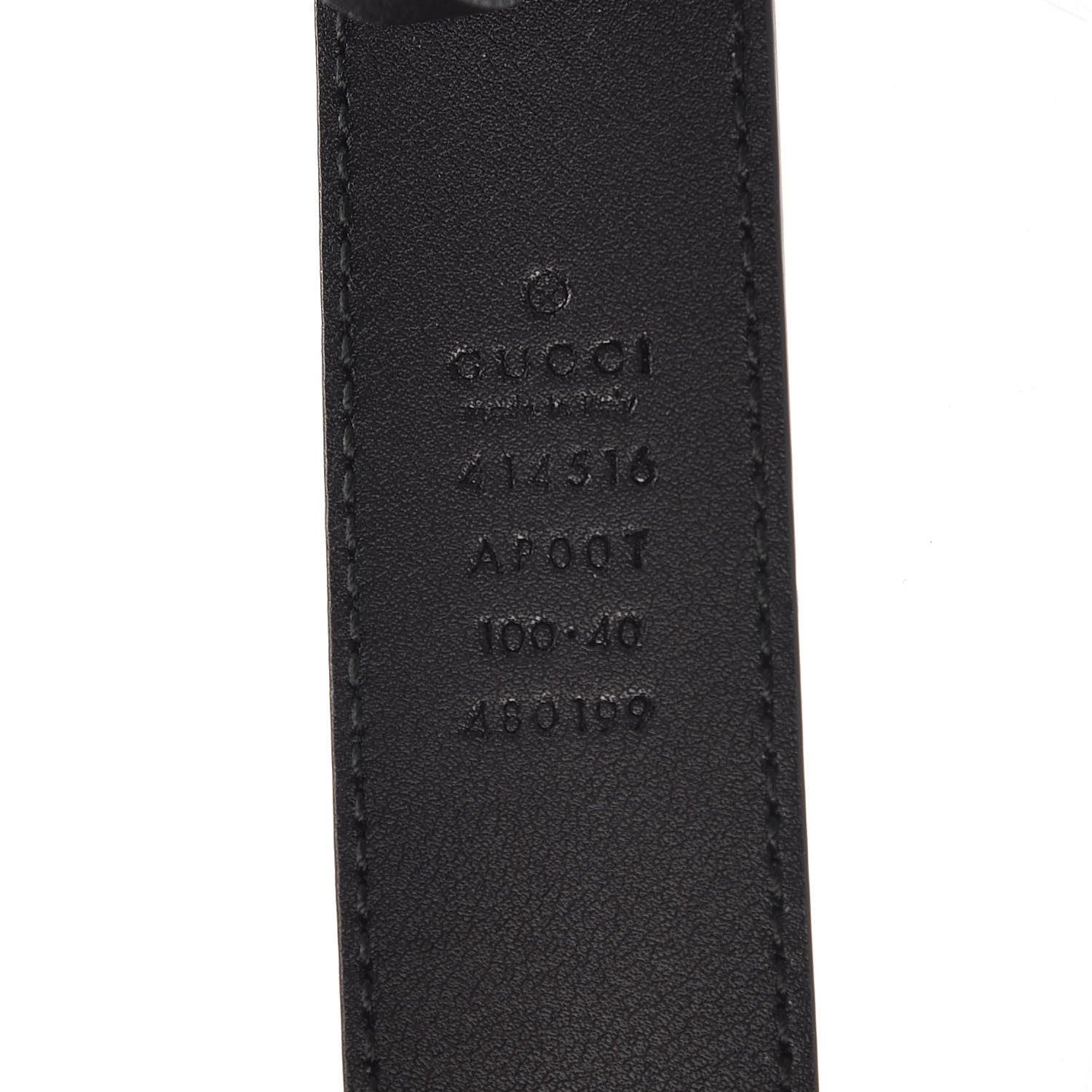 Gucci Calfskin Double G 30mm Belt 100 40 Black 6 of 7