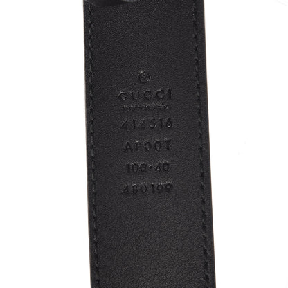 Gucci Calfskin Double G 30mm Belt 100 40 Black 6 of 7
