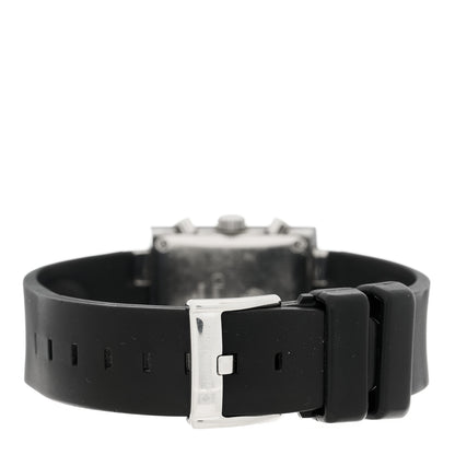 Christian Dior Stainless Steel Rubber Diamond 31mm Riva Quartz Watch 3 of 4